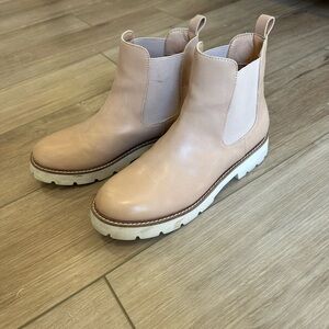 Women's Beige Chelsea Boots